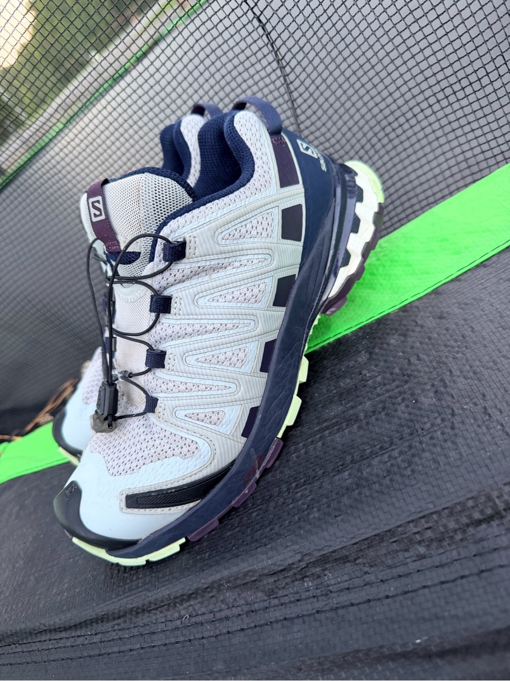 Salomon XA Pro 3D V8 409870 Gray Waterproof Trail/Hiking Shoes! Size 6.5 - Picture 4 of 8